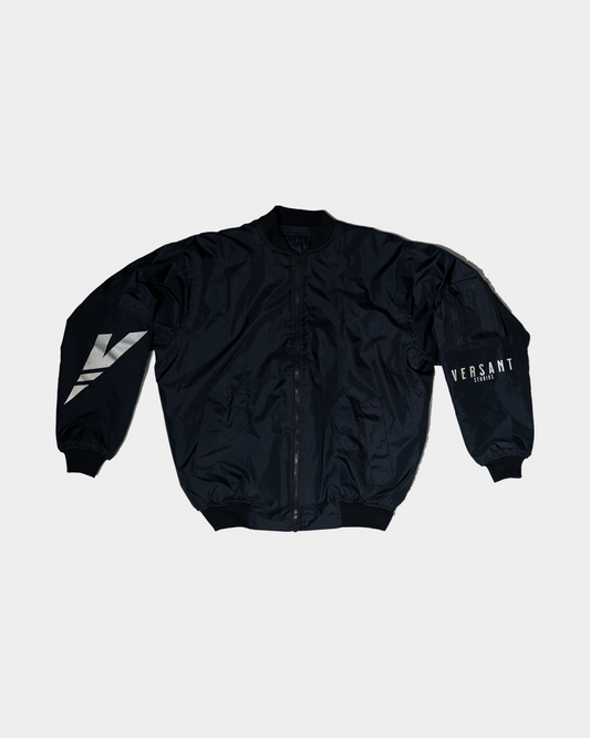 Construction Jacket front print detail by Versant Studios