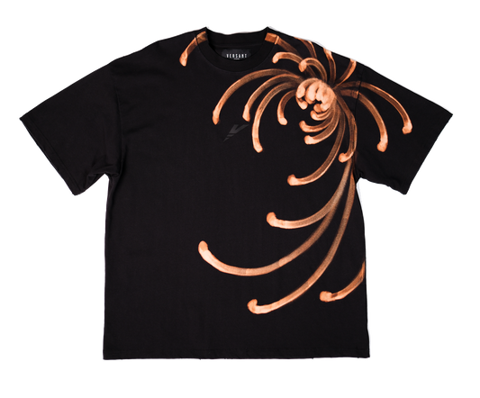 "Chrysanthemum" Hand Painted T-Shirt